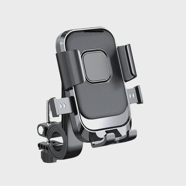 Motorcykel Cykel Telefonhållare 360° Rotation Stötsäker Montering för iPhone Xiaomi Samsung Handlebar