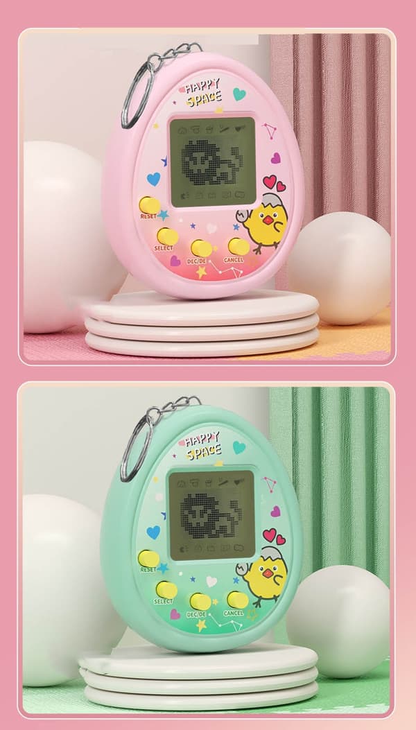 Digital elektronisk husdjursleksak för barn - Pixel Screen Virtual Animal Game Machine 13