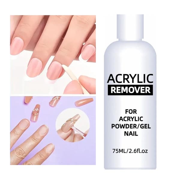 75 ml akrylfjerner til fjernelse af neglelak og gel 2 pieces