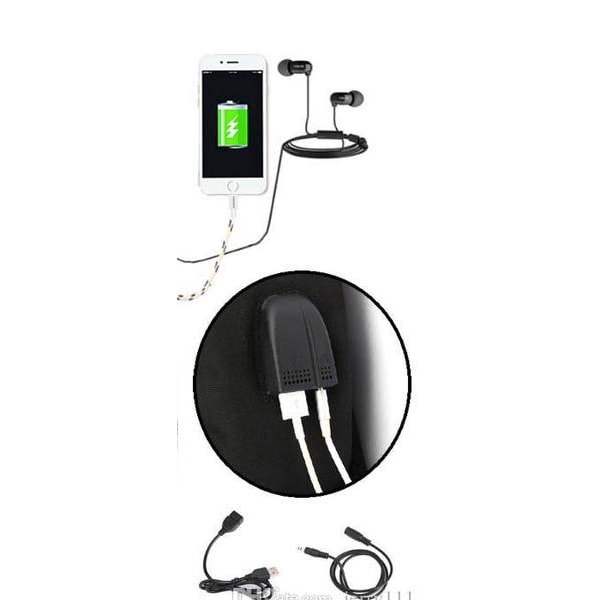 Fortnite rygsæk Night-lighting Skoletaske med USB og hovedtelefonstik Black