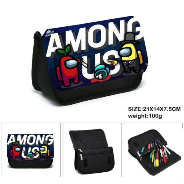 Among Us Pennfodral Pencil Case Stationery Bag Large Capacity Modell 1