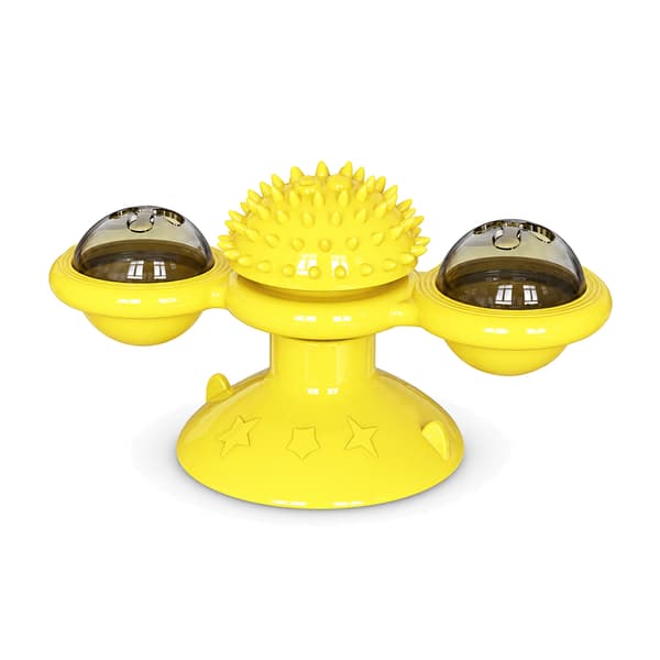 Windmill Toys for cats Puzzle spinning turntable toy