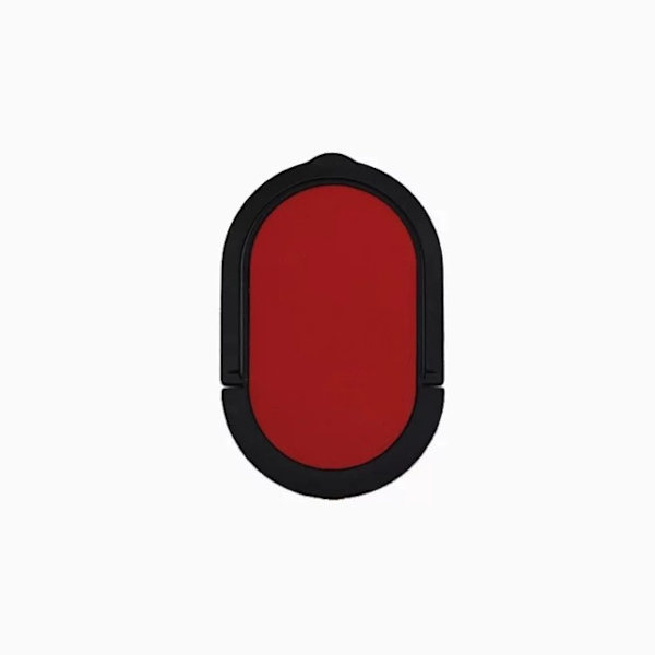 Universal Magnetisk Fingerring Telefonholder Stativ Bilmontering til iPhone Smartphone Red