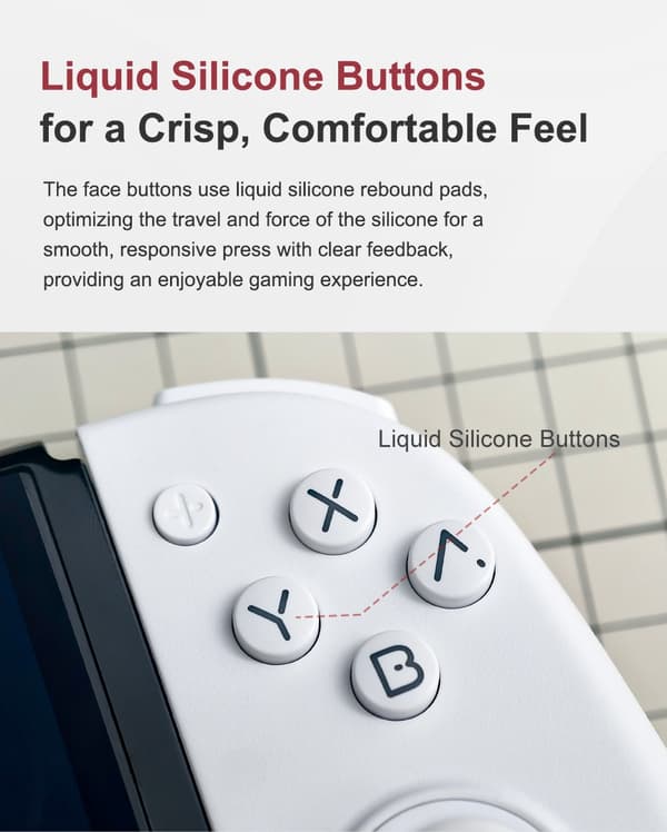 MOBAPAD S1 HD / S1 S Spilcontroller, Gamepad med Hall Joystick Konsol til Nintendo Switch NS OLED Joypad Black Bundle S1 S