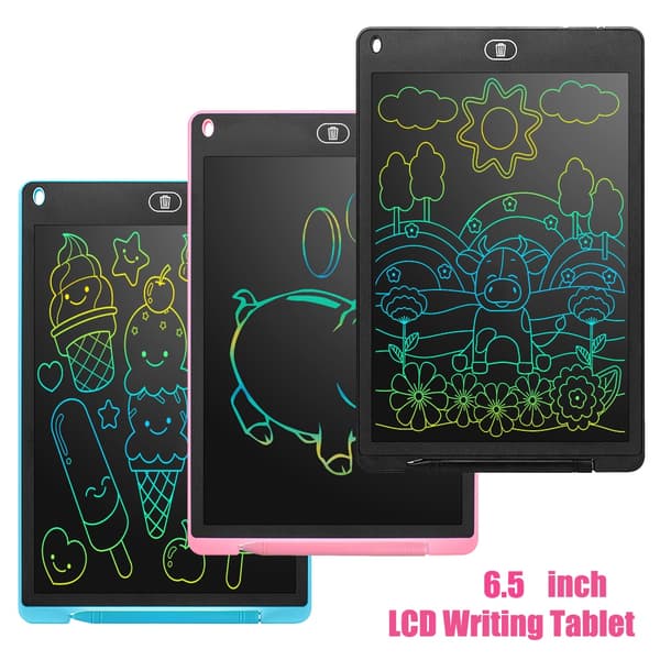 6,5" LCD-kirjoitustabletti - Opetuspiirustustaulu lapsille, Magic Blackboard -lelulahja 6.5 inch Pink
