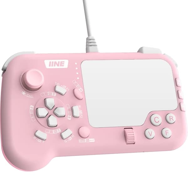 IINE Ungrade trådløs musemåttecontroller som tastatur- og musekombinationssæt med touchpad Black Wireless