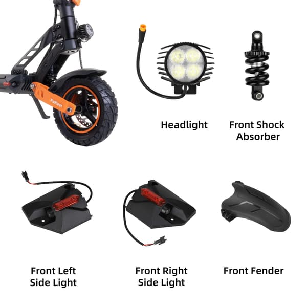 Kukirin G2 Max Scooter Tilbehør Original Display Afbryder Gasspjæld Støddæmper Bremsedele Switch Assembly