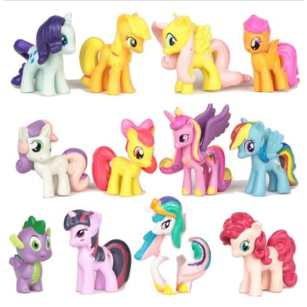 My Little Pony Figures - 12 joululahjaa