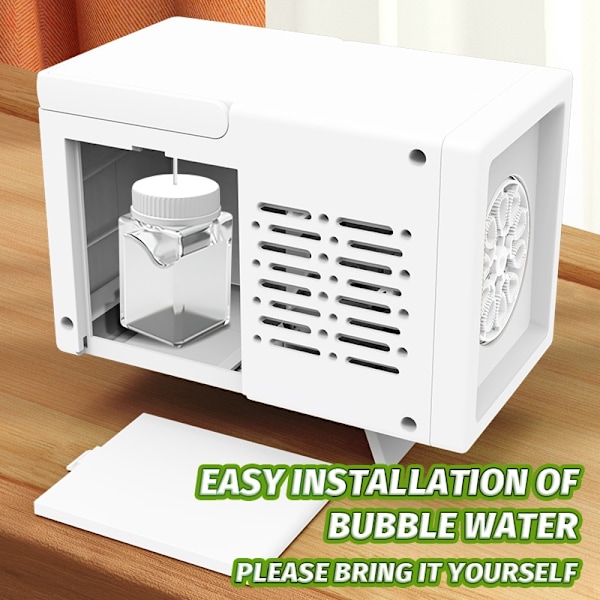 10-håls bubbelmaskin - Utomhusfestleksak (utan batteri) white