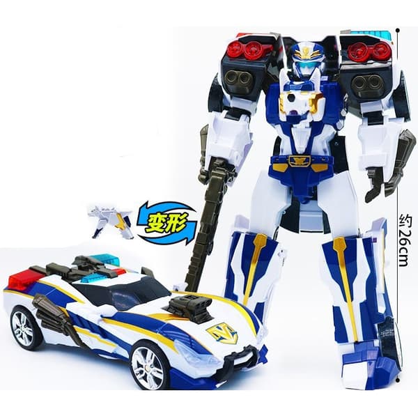 Tobot Galaxy Detectives Master V Ultimate LEON ROVER Transforming Robot Car Plane Action Figur 4 Without Box