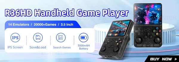SF3000 Portable Mini Handheld Game Player 4,5-tums IPS-skärm Retro videospelskonsol Inbyggd 20000+ With 2pcs controller