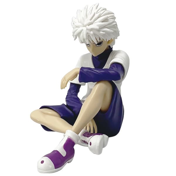 Hunter x Hunter Killua Zoldyck Action Figur - PVC Nuddelprop Statue til bilpynt no box