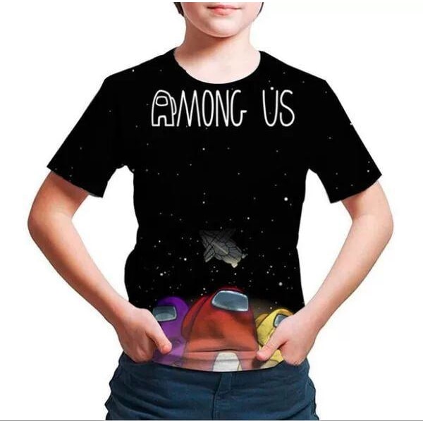 Among Us Barn T-Shirt  Game Crewmate 3st Model Model 3