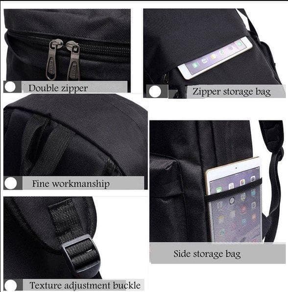 Fortnite Geometric Pattern Backpack Night Luminous NEW