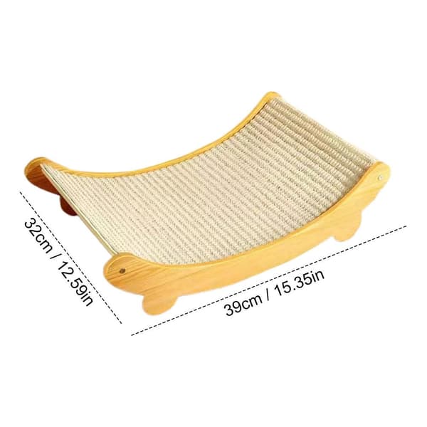 Sisal Kradsemåtte til Katte Genanvendelig Kattekradsemåtte Kattekradseseng Rede til Kæledyr Sovende Leg Slibende Små Mellemstore Katte small B