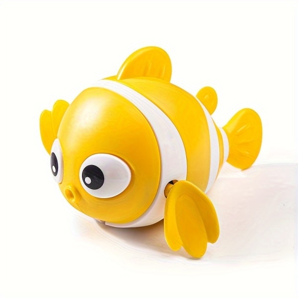 Barns badleksak Baby leker vatten clown fisk Gul