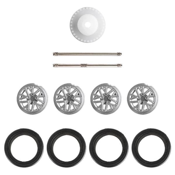Nav för spelbil 1/43 1 43 Däck Däck Bak Fram Hjul Motor Växel Nav E Hub