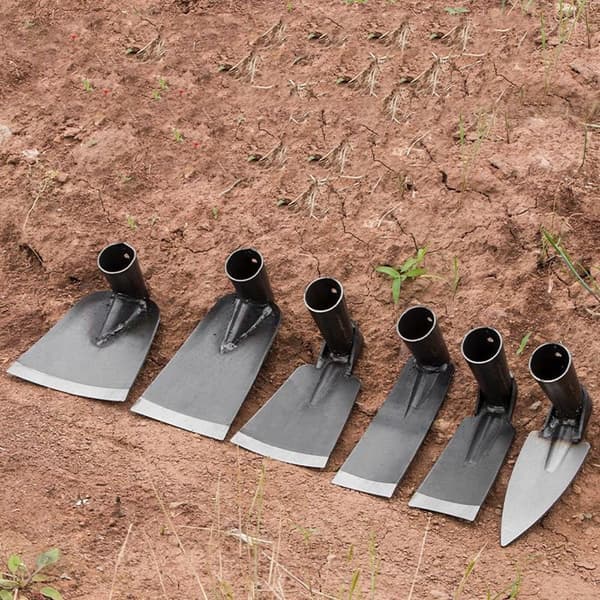 Slitstark trädgårdshacka Hushållsredskap Utomhusbruk Smide Ogräsrensningshacka för grävning Jord Plantering Grönsaker Blommor Style 1