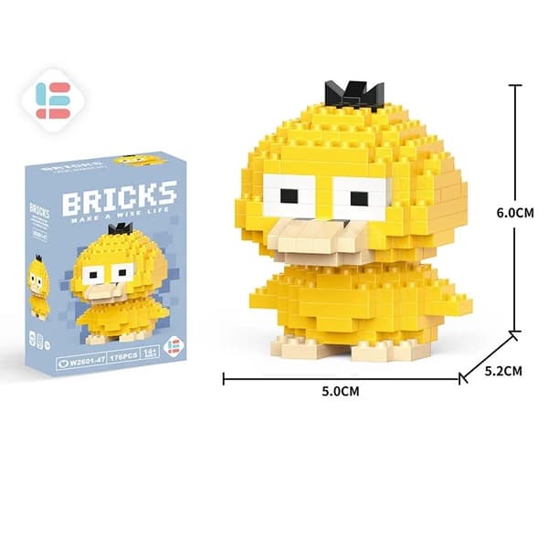 Disney Stitch Building Blocks Leksak - Pikachu & Anime karaktärsmodeller för barn - perfekt present! Kromi With Box