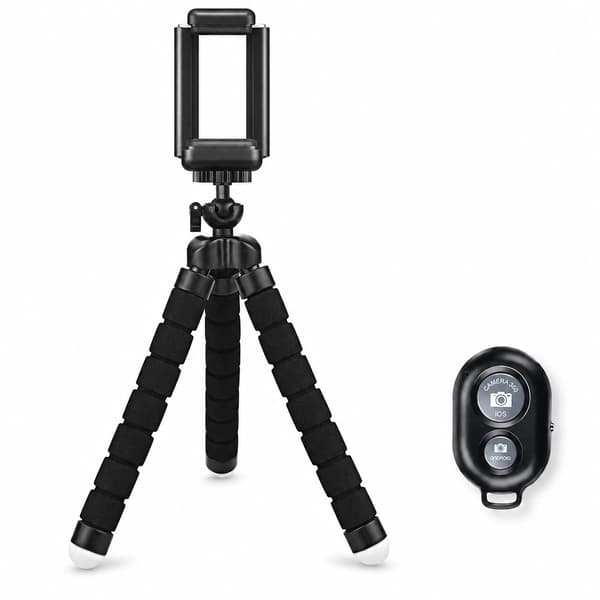 Mini Universal Octopus Tripod Monopod Telefonkamera Webcam Hållare Klämma Smartphone Stativ With Remote Control
