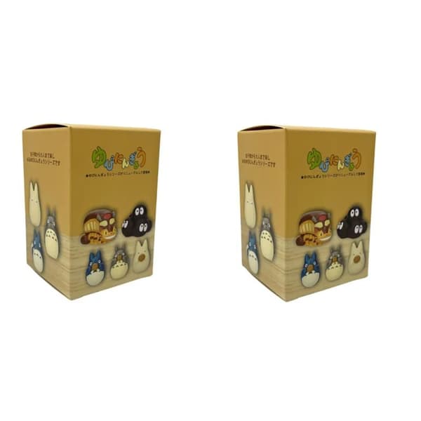Söt Totoro Mini Finger Doll Blind Box - bedårande anime djurfigur leksak för barnpresenter Random 6 PCS