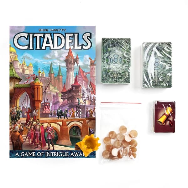 Citadels Revised Edition, Board Game- Master Builder Showdown! , 10+ , 2-8 spillere , 30-60 minutters spilletid Citadels