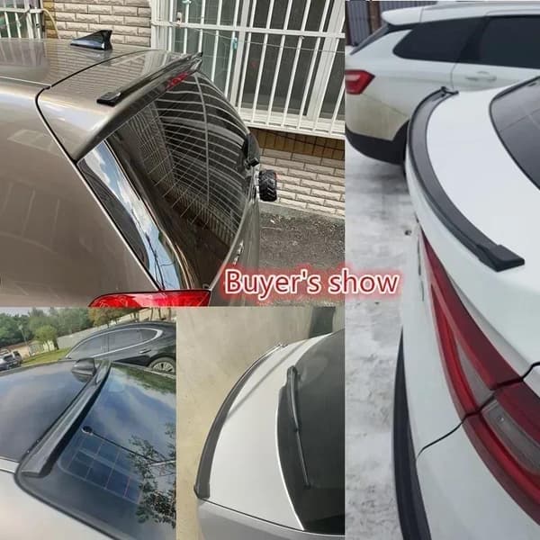 Universal Spoiler 1,5M Bilstyling 5D Kulfiber Spoilere Gør-det-selv Refit Spoiler Til Alle Biler Black glossy