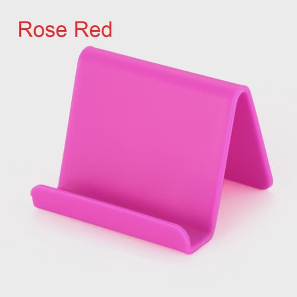 Telefonholder til mobil, smartphone, tablet, skrivebordsmontering, bærbar mobiltelefonholder til iPhone 14 13 Rose red