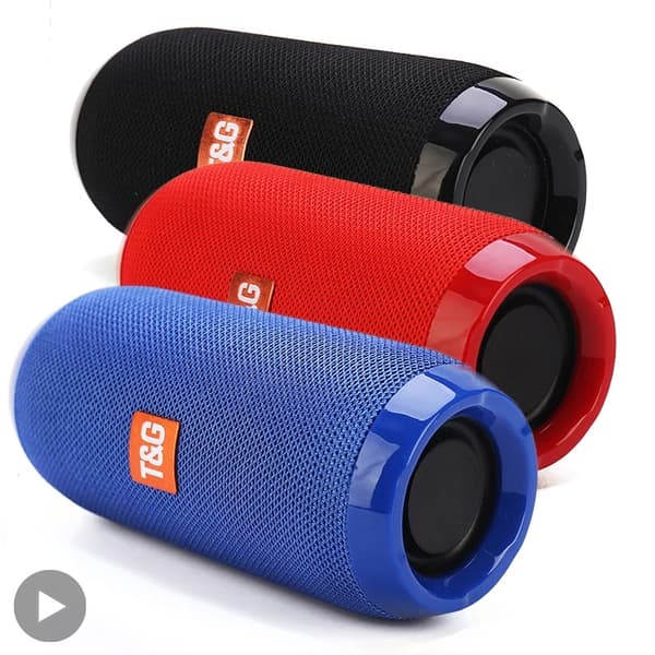Trådløs bærbar Bluetooth-højttaler Caixa De Som Bluetooth-musikboks til radio FM-subwoofer Blootooth-lyd håndfri Baffe Black