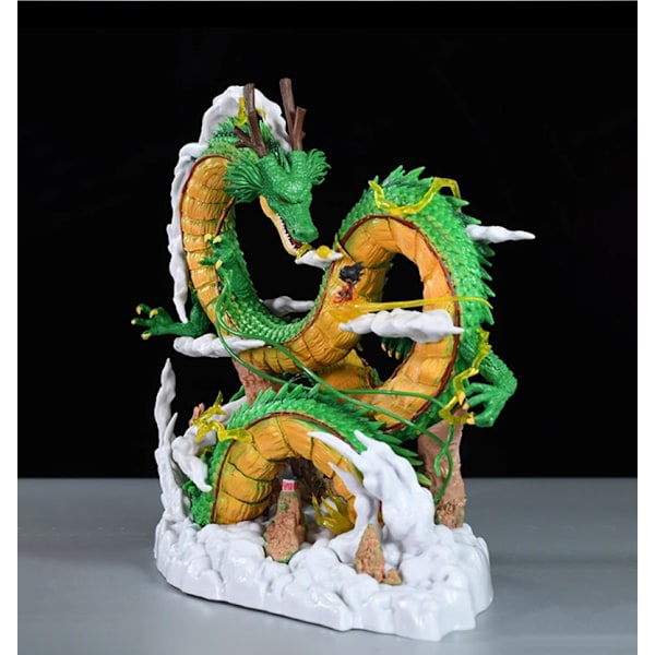 24 cm Dragon Ball Anime Figuuri Shenron Figuuri Goku ja Shenron Figuuri Malli Pvc Patsas Nukkekokoelma Huonelelu Lahjat with box