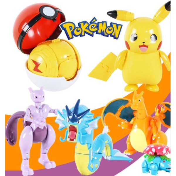 Pokemon Pokemon Pokéball POP Action Poke Ball - 6. malli  Model 4