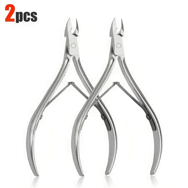 Nagelbandsklippare Nagelmanikyr Sax Clippers Trimmer 1/2/5 st Set 2pcs