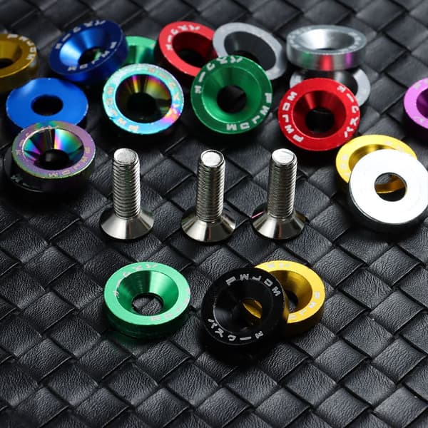 10 kpl skootterin ohjaustangon kiinnitysruuvit ja aluslevyt Dualtron 1 2 3 Thunder Eagle Ultra Zero 9:lle Red