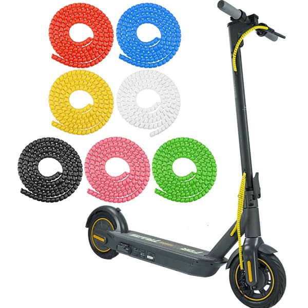 1,3 m kabelskydd för elscooter M365 PRO 2 bromsledningsspiralrör 1PCS Blue