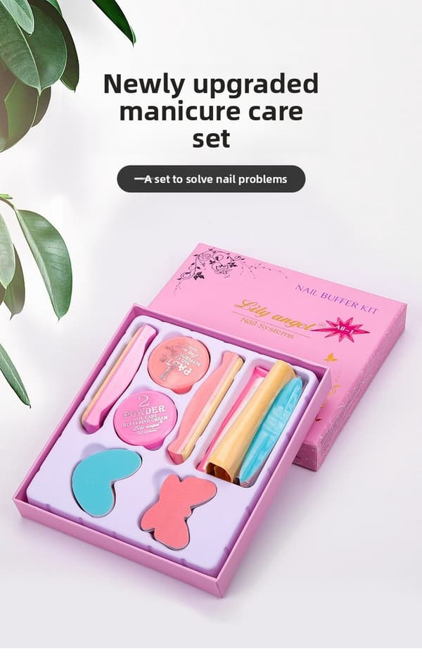 Manicuresæt med negleforstærker til hjemmets skønhed 100pcs