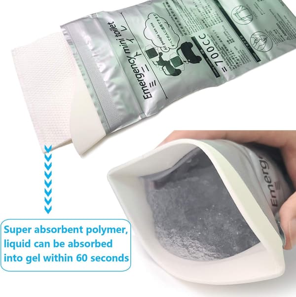 Urinpose Bil Emergency Bag Trafik, der rykkede engangsbuler unisex