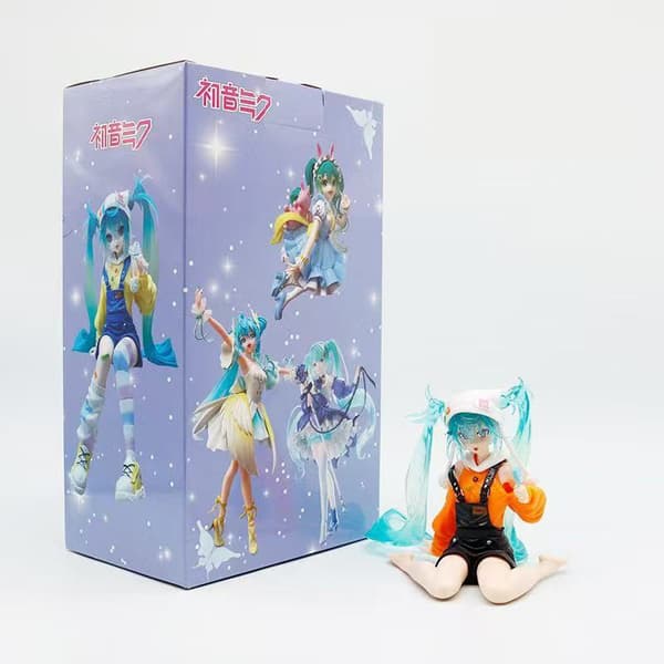 14 cm Hatsune Miku Kawaii Baddräkt PVC Figur - Vocaloid samlarobjekt Action Toy Present With box