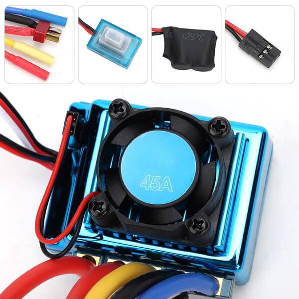 Børsteløs ESC V2.3 Elektrisk Hastighedsregulator til RC Biltilbehør Sapphire