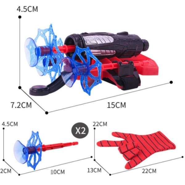 Barn Spiderman Web Shooter Launcher Toy Glove  Dart Cosplay