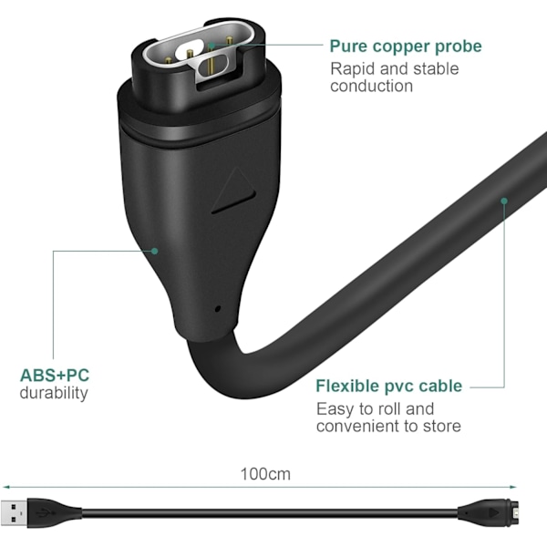 Hurtigoplader Garmin Ure - Universal Oplader