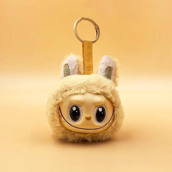 Uusi Labubu Blind Box Vinyyli Pehmopää Avaimenperä Riipus Söpö Monster Pehmo Nukke Laukku Muoti Riipus Syntymäpäivä Lahja Malli Lasten Lelu Randomly 2pcs