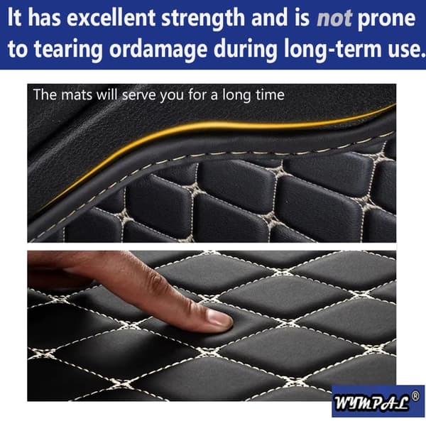 Luksus måtter til Renault Duster 2012~2018 Auto DropShipping Center Bilindretningstilbehør Lædermåtter Måtter Fodmåtter 1PC Trunk mat Size Left hand drive