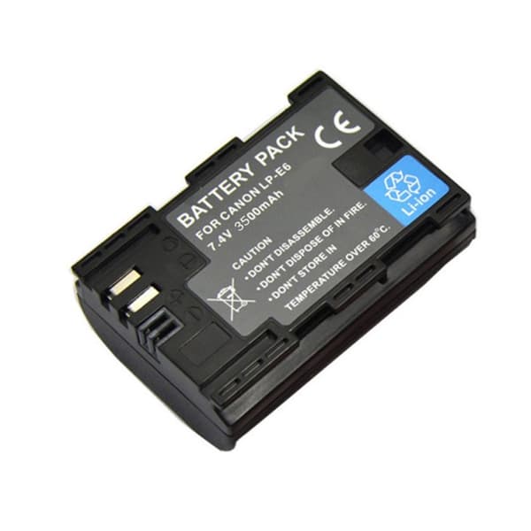3500mAh LP-E6 LPE6 E6N kamerabatteri til Canon-kameraer til EOS 5D Mark II 2 III 3 6D 7D 60D 60Da 70D 80D 90D DSLR til EOS 5DS 5Pcs