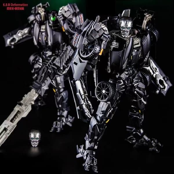 Transforming Dark Lockdown Robot Car Legetøj - Filmversion, Deforme Figurer, Børnefødselsdagsgave Lockdown