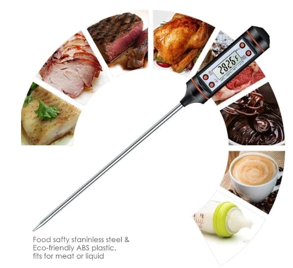 Digital Kökstermometer för Mat BBQ Vätskor Stektermometer