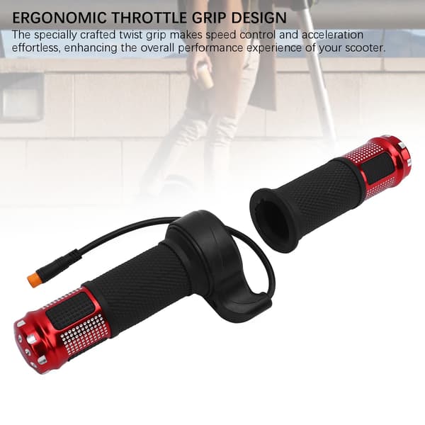 Elscooter Aluminiumlegering ABS Vridgasgreppsstyre för SmartGyro red