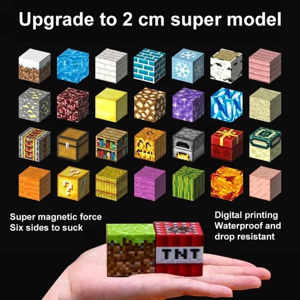 Magnetiske byggeklodser terningsæt til børn 3+ - DIY-konstruktionssanselegetøj til drenge og piger 128PCS-059