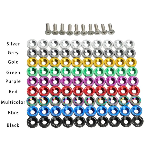 10 stk. styrbefæstelsesskruer og skiver til Dualtron 1 2 3 Thunder Eagle Ultra Zero 9 Multicolor
