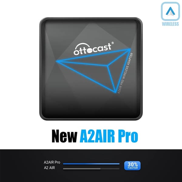 Ottocast A2Air Pro Trådløs Android Auto Adapter Dongle Spotify Waze Multimedia til fabrikskablet Adnroid Auto Bil A2Air Pro