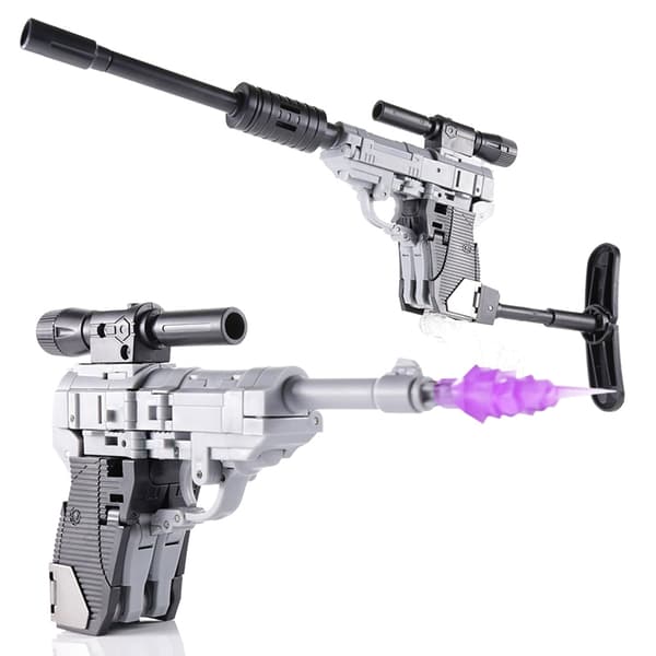 Galvatron Megatron H9 Gun Model G1 Mini Pocket Warrior Action Figur - Deformerad robotleksakspresent Megatron